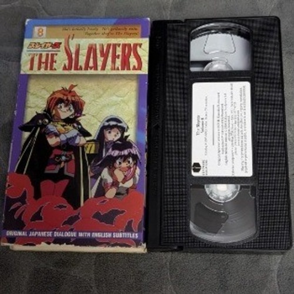 The Slayers Vol 8 VHS Anime Subbed Episodes 22-25 Software Sculptors 1996